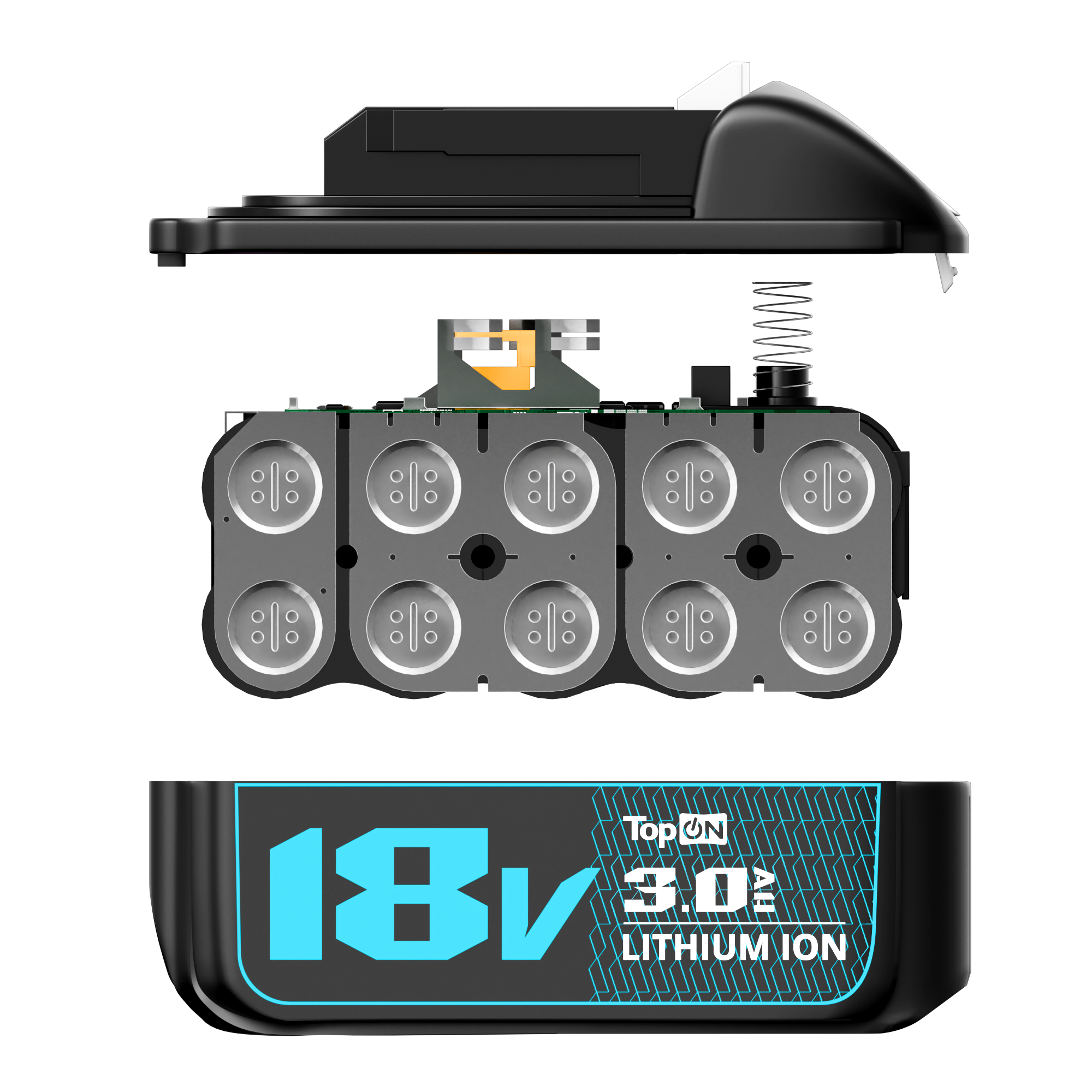 Аккумулятор для Makita BL1830B 18V 3.0Ah (Li-ion) PN: 197599-5